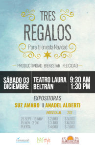 3 Regalos Para Ti En Esta Navidad @ Teatro Laura Bertrán